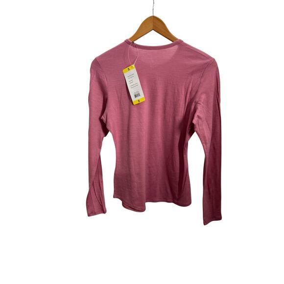 Segments 100% Merino Wool Shirt NWT Womens Base Layer Hiking Outdoors Small - Picture 5 of 8